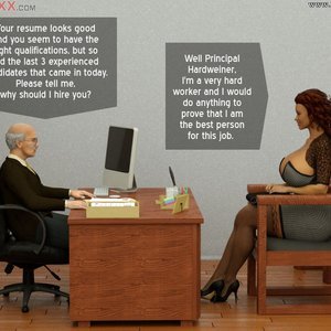 Azaleas Job Interview (The Foxxx Comics) image 006