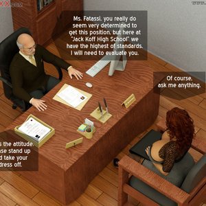 Azaleas Job Interview (The Foxxx Comics) image 009