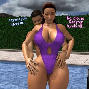 Heavenly Pool Lesson (The Foxxx Comics) image 029