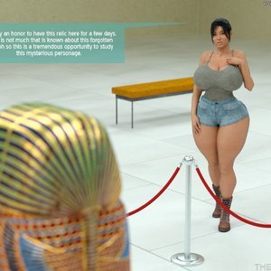 Horny Mummy in the Museum (The Foxxx Comics) image 005