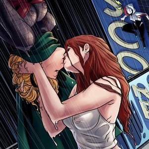 Ghost Spider VS. Green Goblin (Tracy Scops Comics) image 002