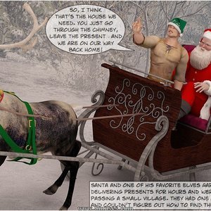How Santa Celebrated Christmas (Ultimate3DPorn Comics) image 002