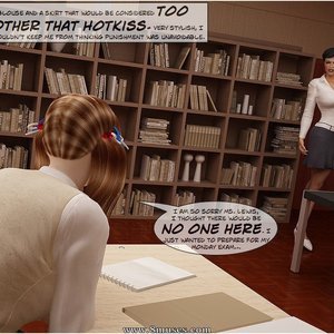 The Hotkiss boarding school 2. The Librarian (Ultimate3DPorn Comics) image 005