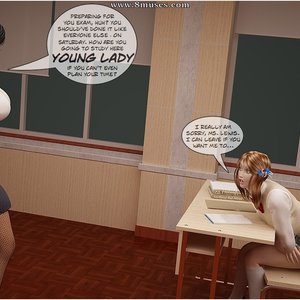 The Hotkiss boarding school 2. The Librarian (Ultimate3DPorn Comics) image 006