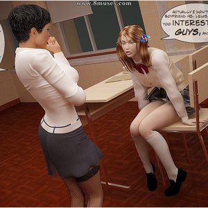 The Hotkiss boarding school 2. The Librarian (Ultimate3DPorn Comics) image 014
