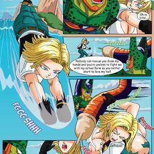 Android 18 Goes Inside Cell (Various Authors) image 002
