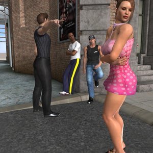 Dark Alley Threesome (Various Authors) image 005
