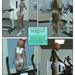 Amy has a Workout (Xtreme3D Comics) image 002