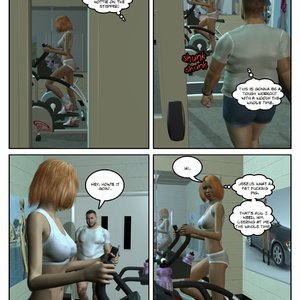Amy has a Workout (Xtreme3D Comics) image 004