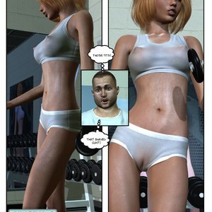 Amy has a Workout (Xtreme3D Comics) image 011