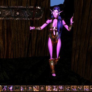 Night Elf In Trouble (Zuleyka 3D Comics) image 002