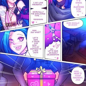 Jinx x Vi x Jin (eBluberry Comics) image 012
